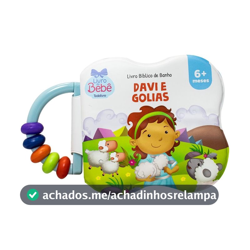 Livro Bíblico de Banho: Davi e Golias