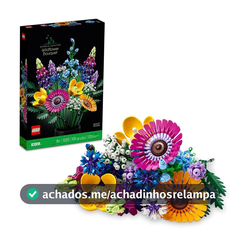 LEGO Botanicals Buque de Flores Silvestres - para Adultos, Anos 18+ 10313