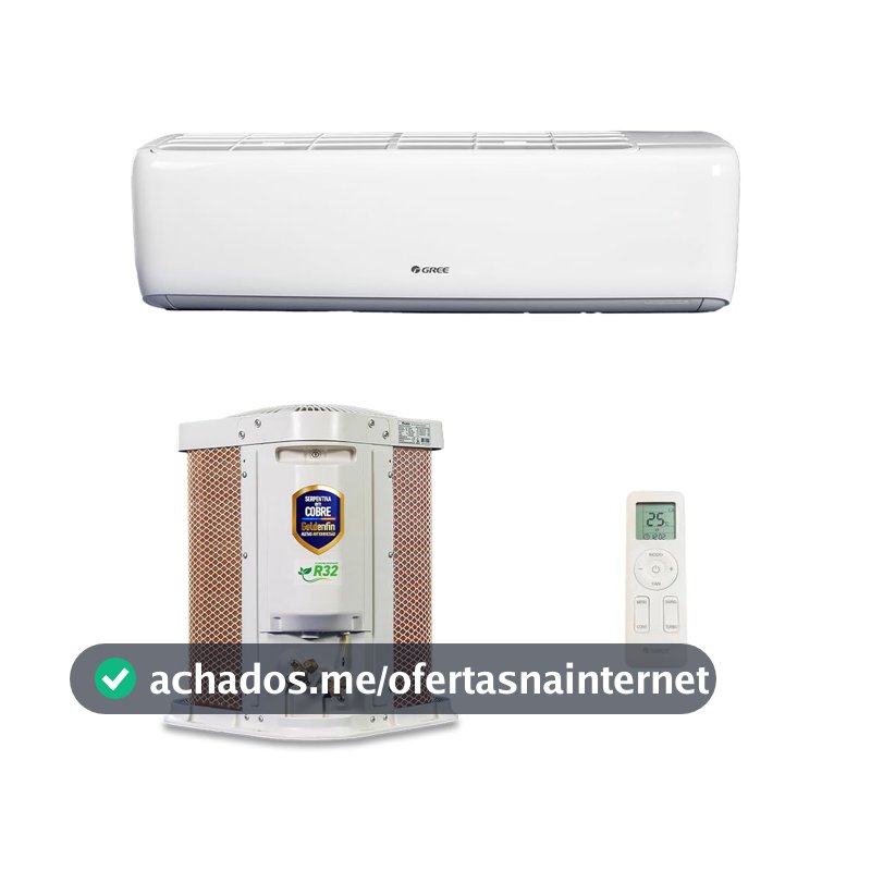 Ar Condicionado Split Hi Wall Gree G-Top Auto Inverter 24.000 Btus Frio 220v