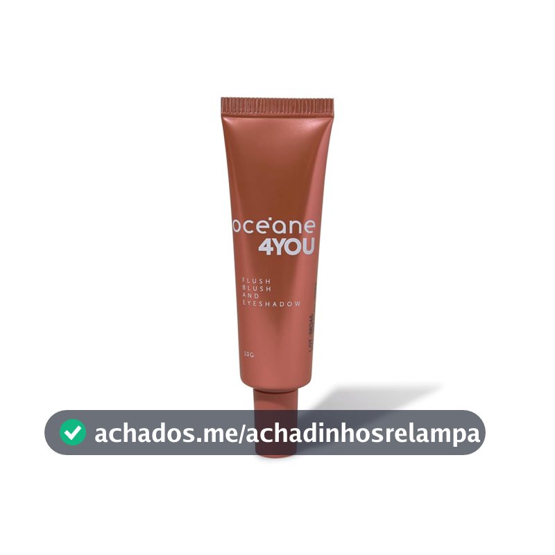 Blush e Sombra Líquidos Océane Flush, Bright Cherrycoral