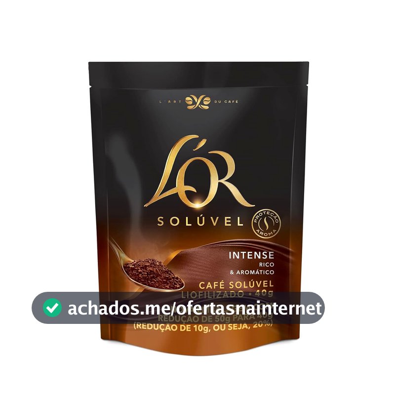 L'OR Café Solúvel Intense Stand Up Pouch 40G