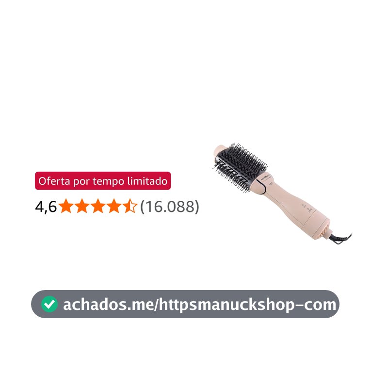 Britânia Escova Secadora Soft 4 em 1 1300W BEC07R Bivolt Plástico Rosa