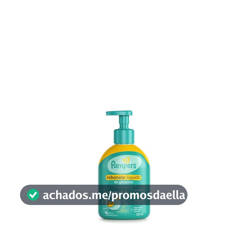 Pampers Sabonete Líquido Glicerina 200ml