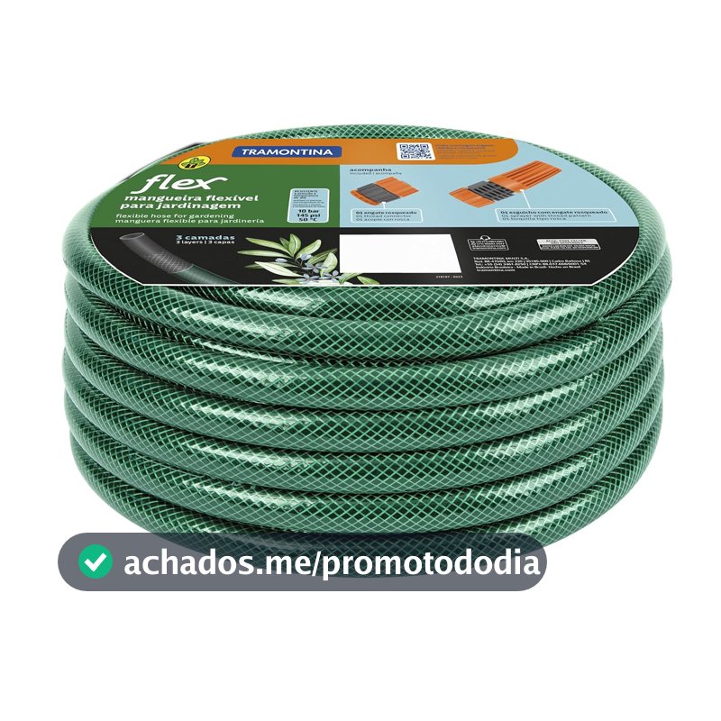 Mangueira para Jardim 20 Metros com Esguicho TRAMONTINA