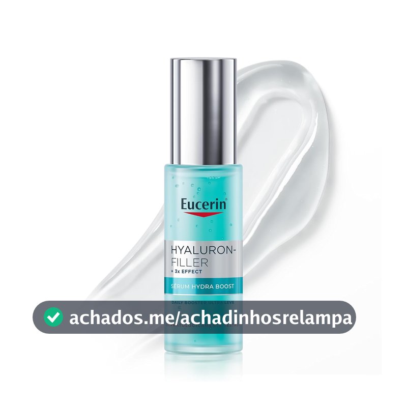 EUCERIN Sérum Facial Daily Booster UltraLeve 30ml, 24h Hidratação, Fortaceledor, Hyaluron-Filler, Ácido Hialurônico, Antirrugas, Hidratante