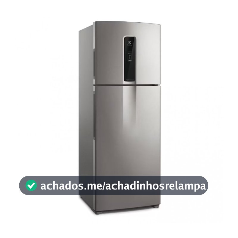 Geladeira Electrolux Frost Free Inverter 480L Efficient com AutoSense SmartBivolt Duplex (IT70S) - Bivolt (inox)