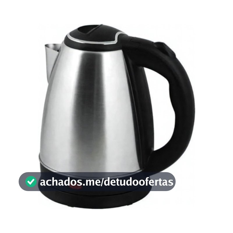 Chaleira Elétrica 1,8l Inox Desligamento Automatico Cor Aço 110v