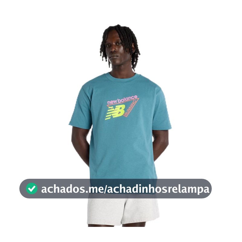 Camiseta Masculina New Balance Classic Tri Logo