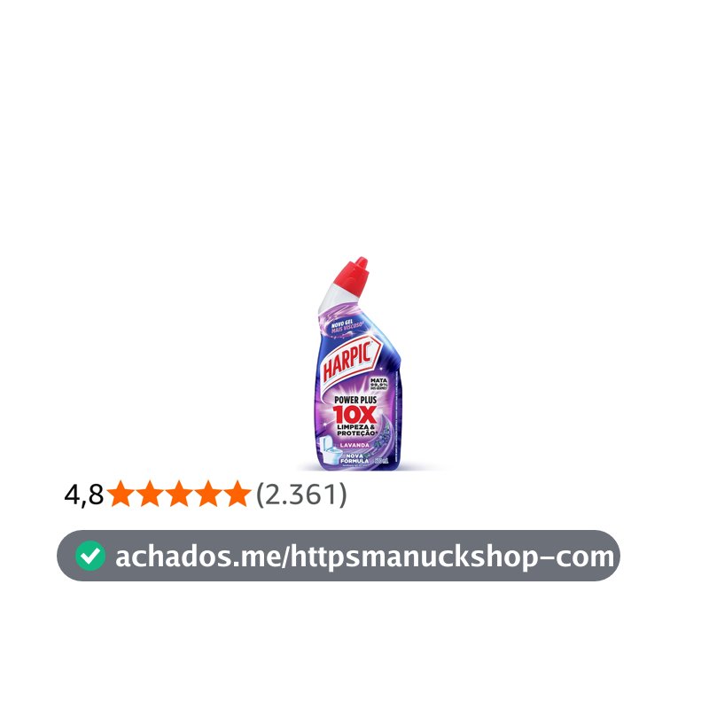 Harpic Power Plus Desinfetante e Desodorizador Sanitário em Gel Lavanda 500ml