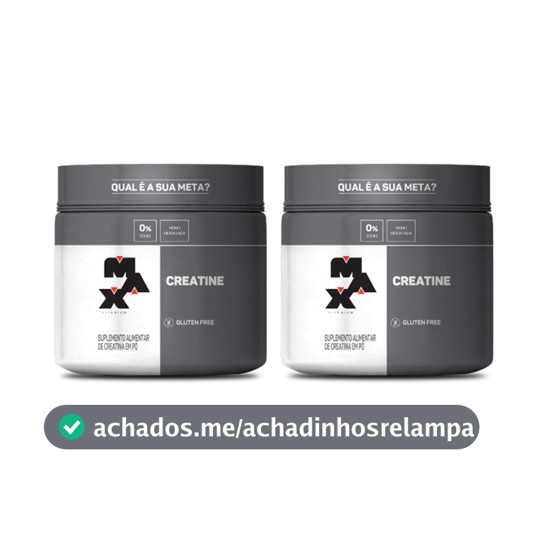 Kit 2x Creatina 300g Max Titanium
