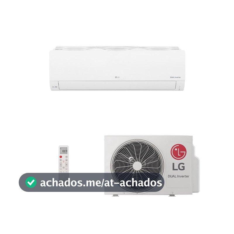 Ar-Condicionado Split HW LG Dual Inverter +AI Compact 18.000 BTUs R-32 Só Frio 220V