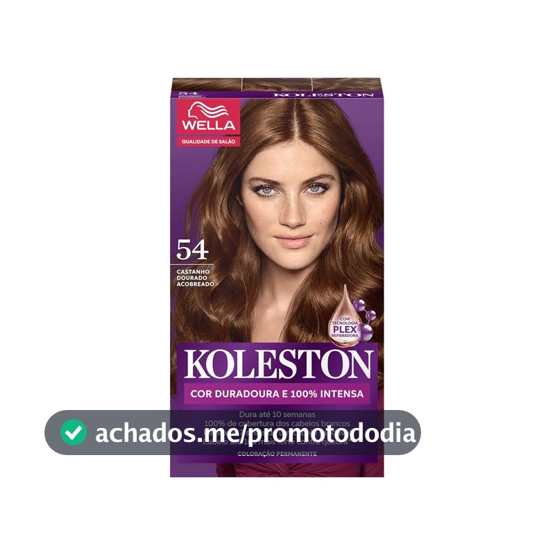 Koleston Tintura 54 Castanho Dourado Acobreado.