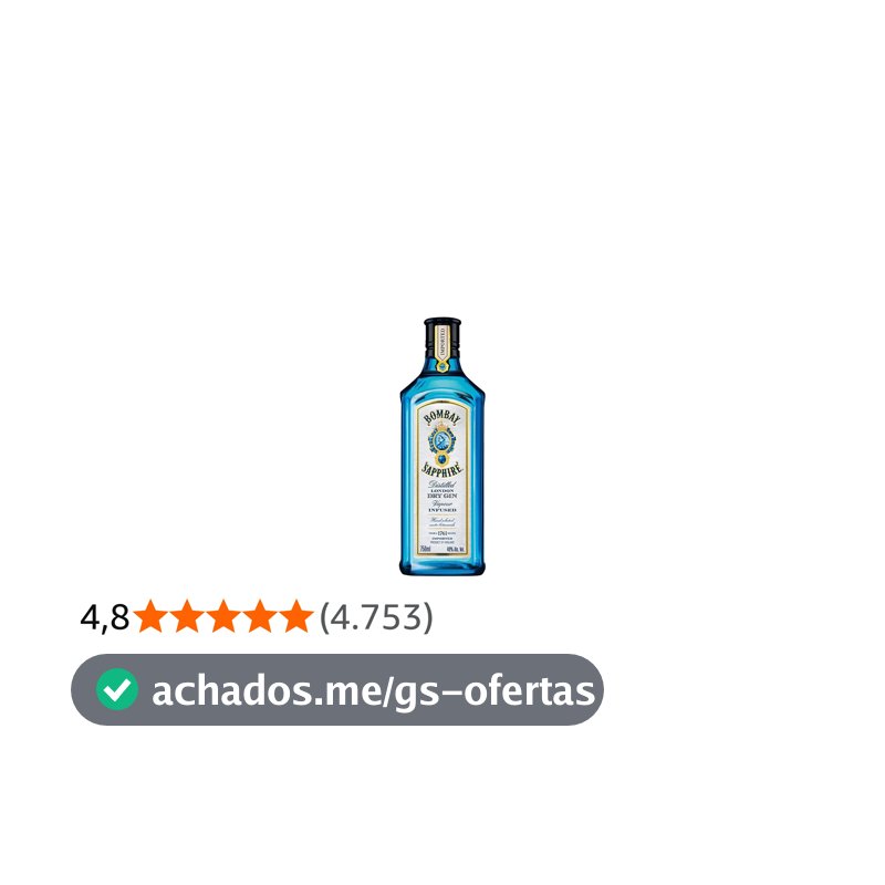 Gin Bombay Sapphire 750ml