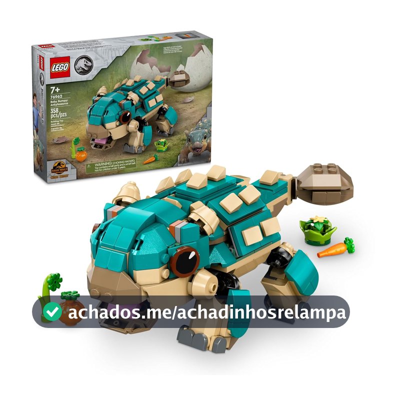LEGO Jurassic World Bebê Bolota: Anquilossauro 76962