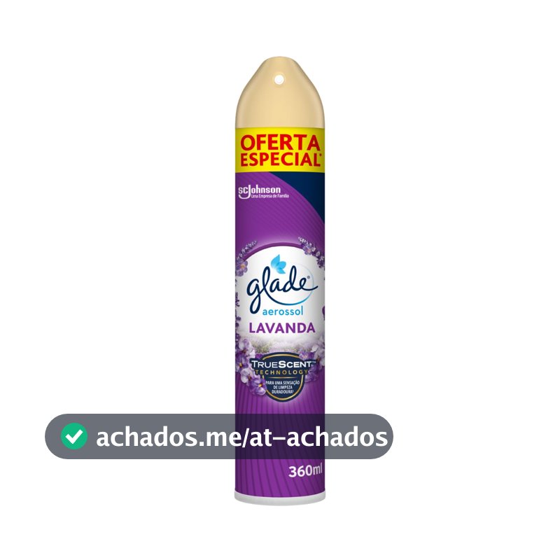 Glade Aromatizador de Ambiente, Lavanda, Aerosol 360ml