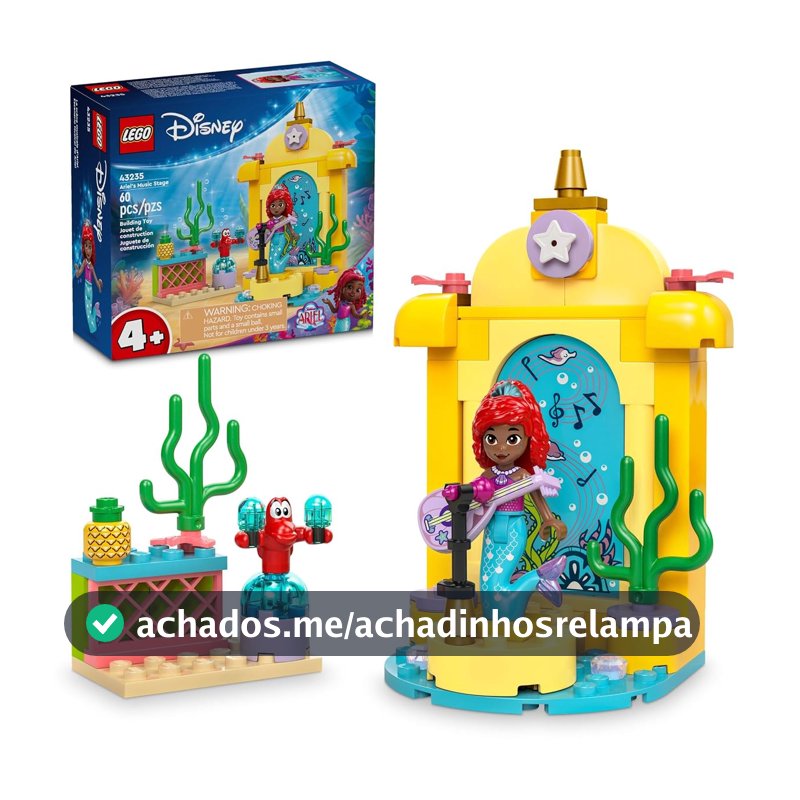 LEGO Disney Princess Palco Musical da Ariel 43235 (60 Peças)