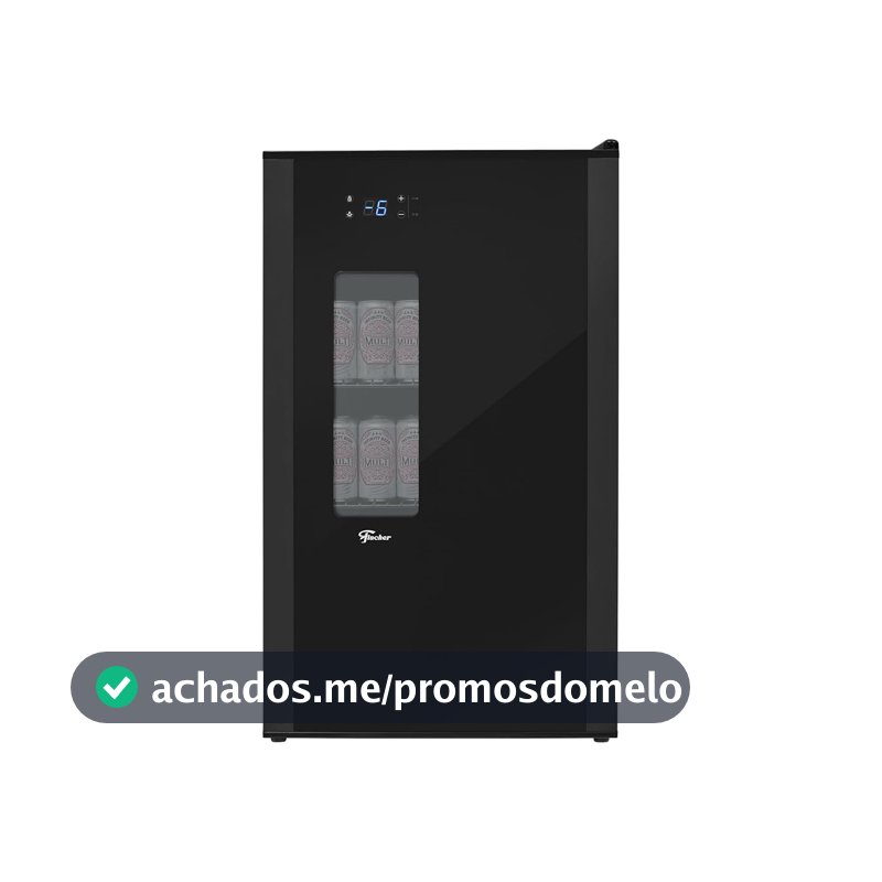 Fischer Cervejeira Infinity Multi Frost Free 92L Preto 127V
