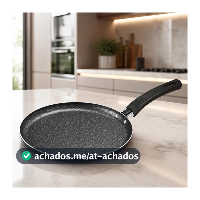 Frigideira Panquequeira Antiaderente Premium – Panquecas, Tapiocas, Crepes e Omeletes