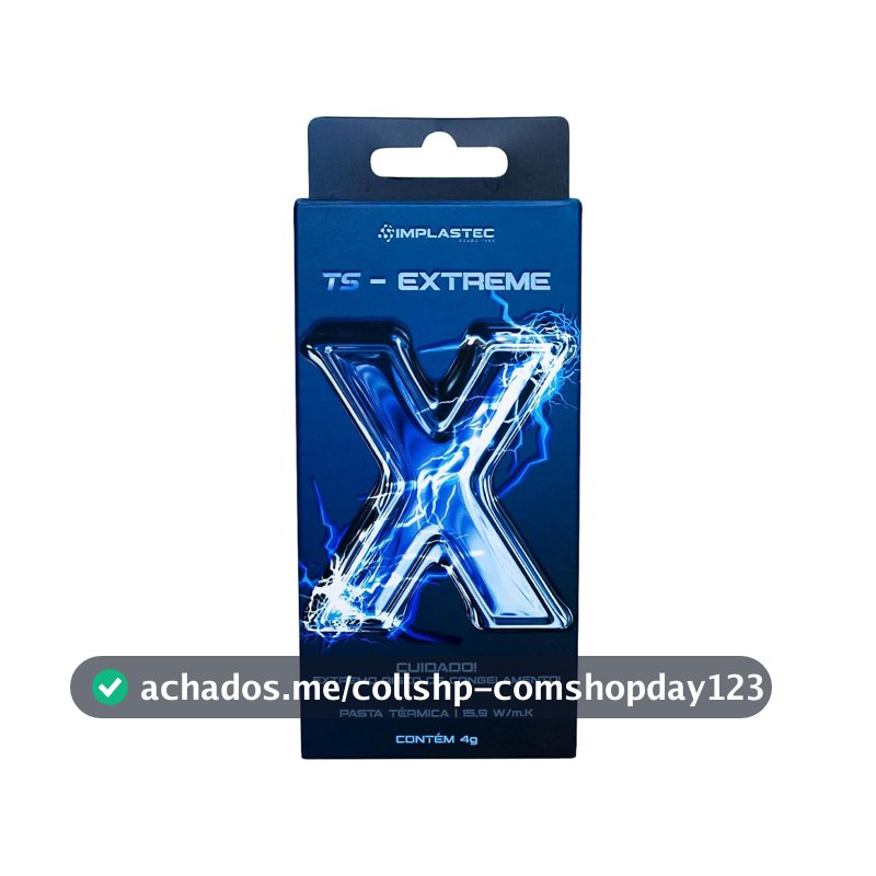 IMPLASTEC Pasta Térmica TS Extreme, 4g, Alta Performance, para CPU e Placa de Vídeo