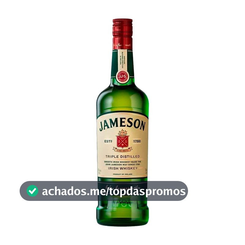 Jameson - Whiskey Irlandês, 750 ml