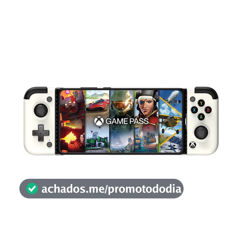 GameSir X2 Pro Controle para Celular Android USB-C (100–179 mm) Licenciado Xbox, Gamepad Mobile para xCloud/Cloud Gaming (Game Pass, GeForce Now, Luna), Carregamento Pass-Through + 1 Mês Game Pass Ultimate – Branco