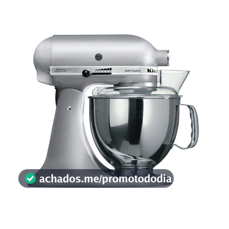 Batedeira Planetária Artisan KitchenAid Contour Silver 110V
