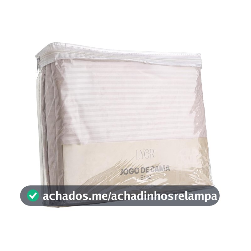 LYOR - Jogo de Cama Casal Brisa Toque 200 Fios Microfibra Rosa