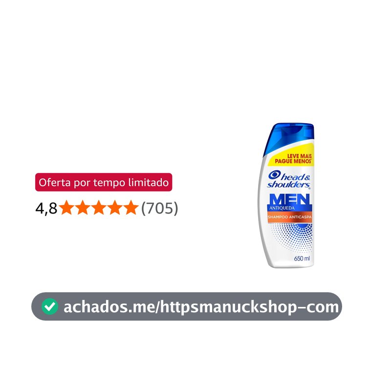 Head & Shoulders Shampoo Anticaspa Antiqueda 650 ml