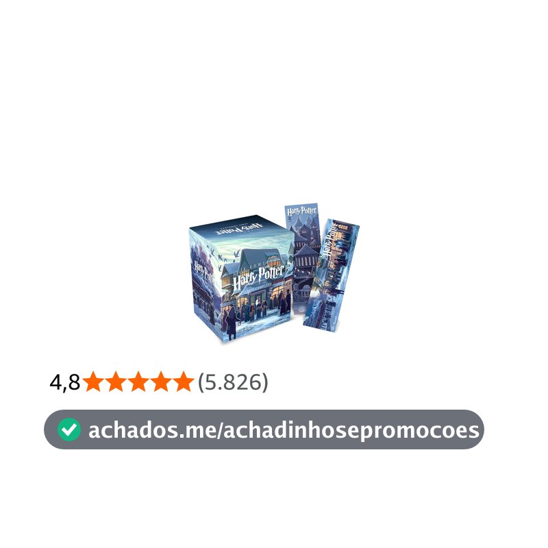 Box Harry Potter Scholastic - castelo (caixa azul): com 02 marcadores