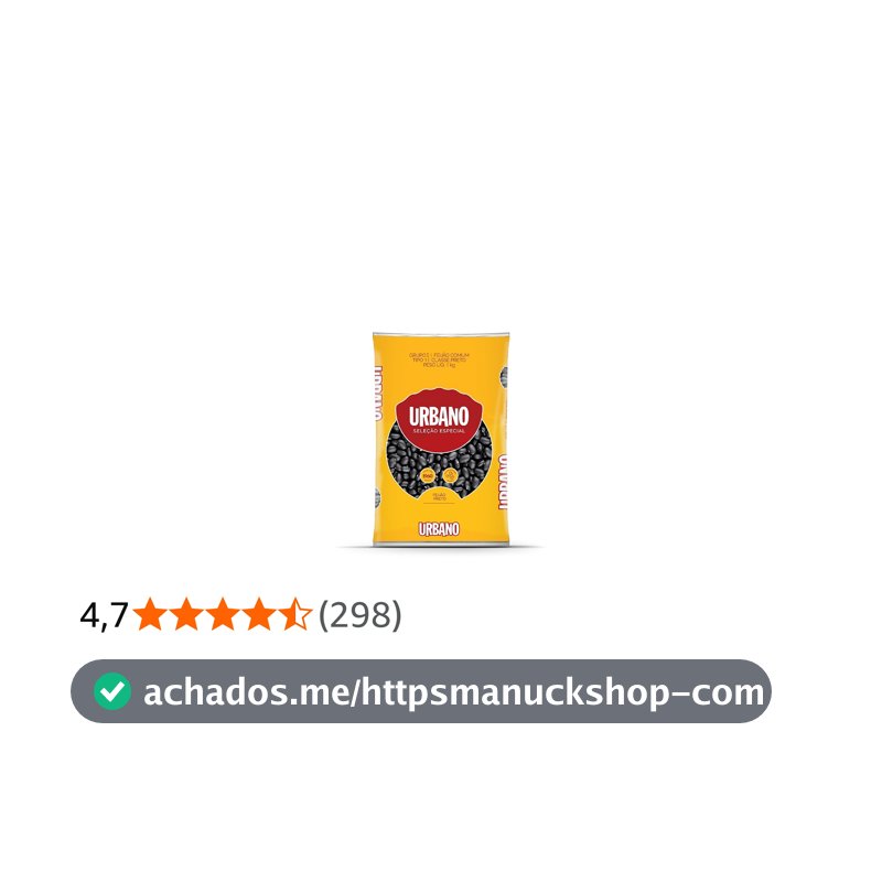 Urbano Feijão Preto 1kg