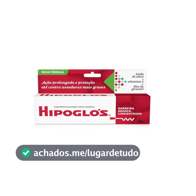 Creme Preventivo de Assaduras para Bebês Hipoglós, 40g