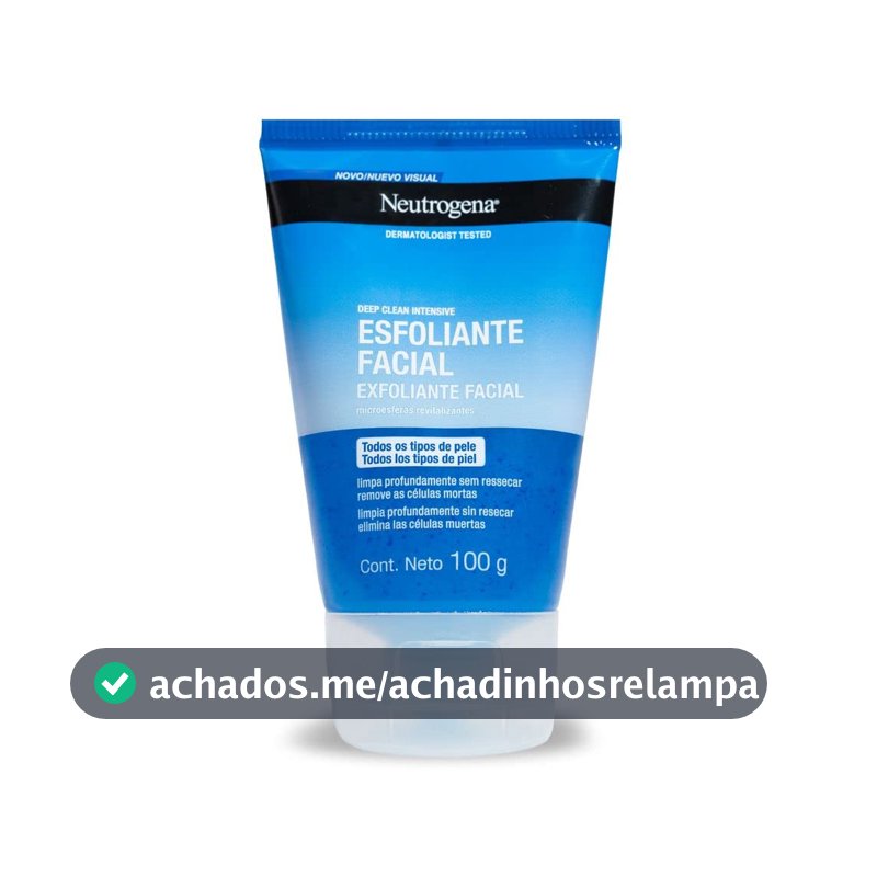 Gel Esfoliante Facial Neutrogena Deep Clean Intensive, 100g