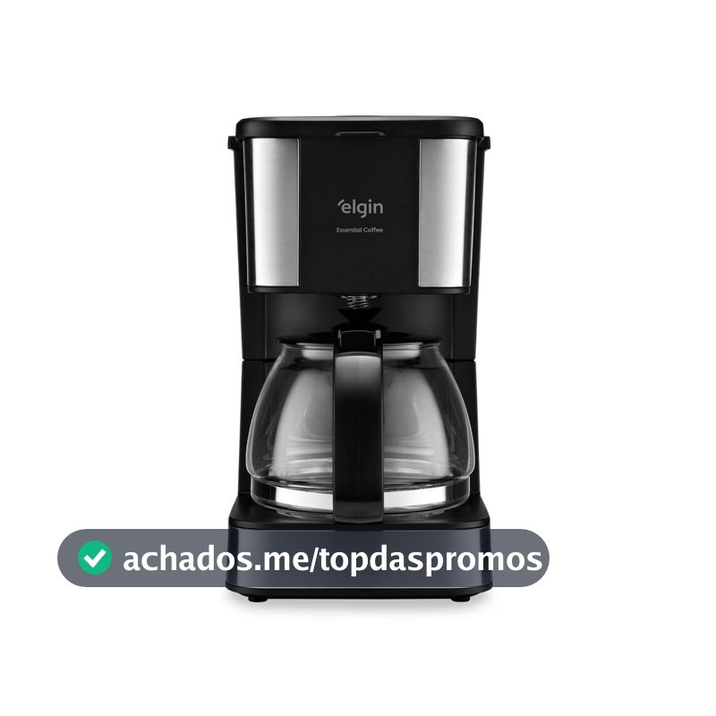 Cafeteira elétrica Essential Coffee Elgin – 19 xícaras jarra de vidro 110V