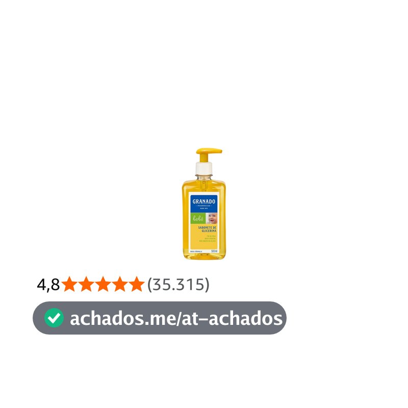 Granado Sabonete Líquido Bebê, Tradicional, 500ml