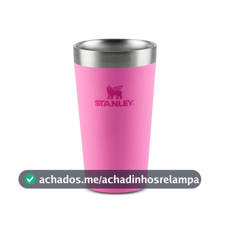 Stanley - Copo Térmico Texturizado para Cerveja, 354ml, para Bebidas Quentes ou Frias, Popsicle Pink