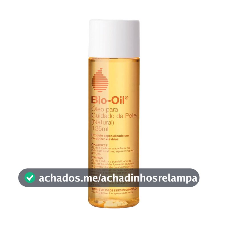 BIO OIL ÓLEO PARA CUIDADO DA PELE - NATURAL 125ML