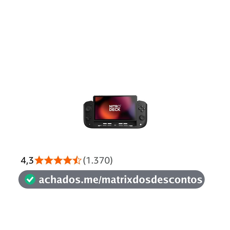 CRKD Nitro Deck - Professional Handheld Deck with Zero Stick Drift for Nintendo Switch and Switch OLED (Black)