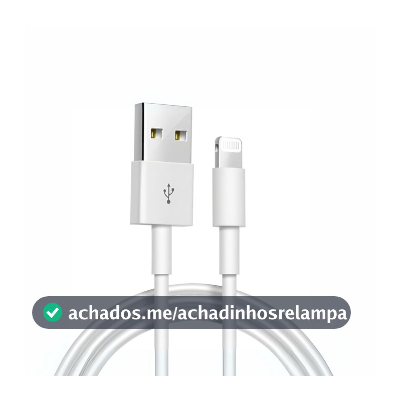 Cabo Carregador Turbo Usb 2 Metros Compatível Com iPhone 6 7 8 X Xr Xs 11 12 13 14 Pro Max iPad E iPod Ultra Resistente Design Clássico Carregamento Rápido Sincronização De Dados