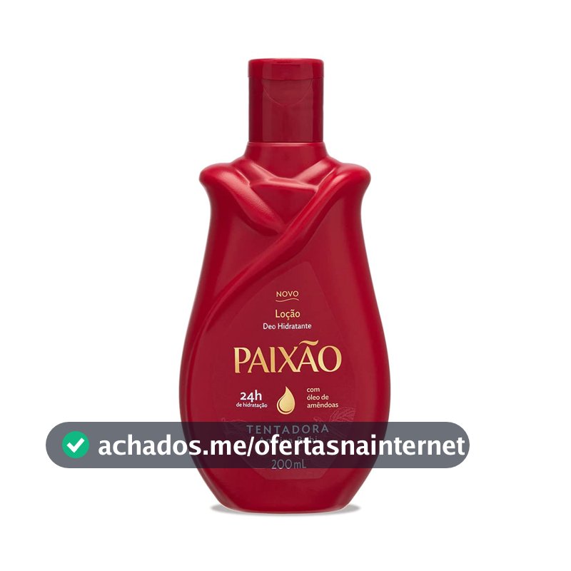 Paixão Hidratante Desodorante Corporal Tentadora 200 Ml