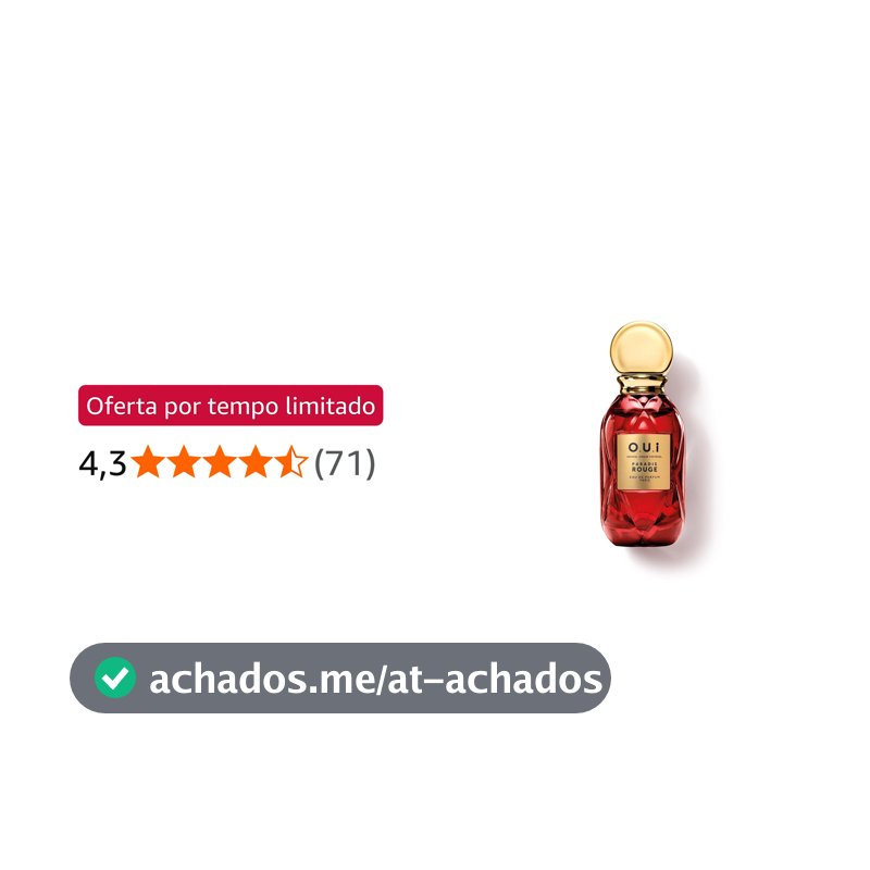 O.U.i Paradis Rouge Eau de Parfum 30ml