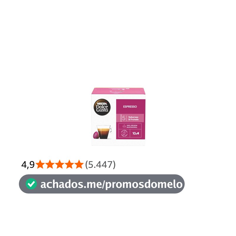 Nescafe Dolce Gusto, Espresso, 10 Cápsulas