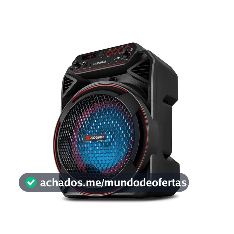 Caixa Amplificada Xsound, Mondial, Preto, 220W RMS, Bivolt - CM-220-N