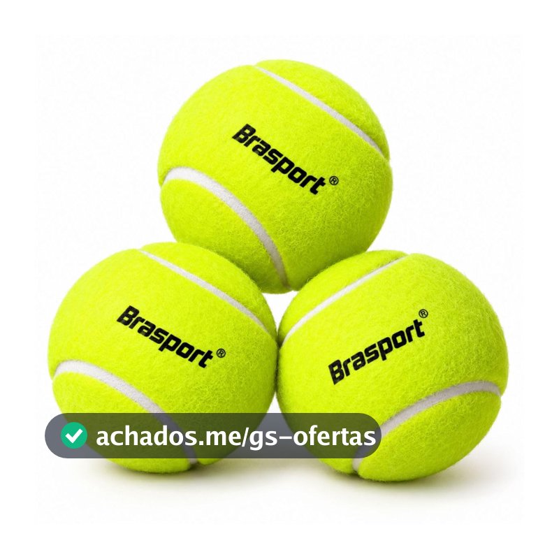 Kit 3 Bola Bolinha Tênis Profissional Treino Alta Performance Resistente Durável Premium