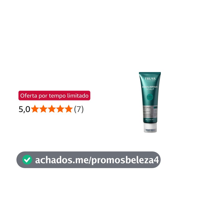 Truss Equilibrium Scalp Máscara de Couro Cabeludo 250g