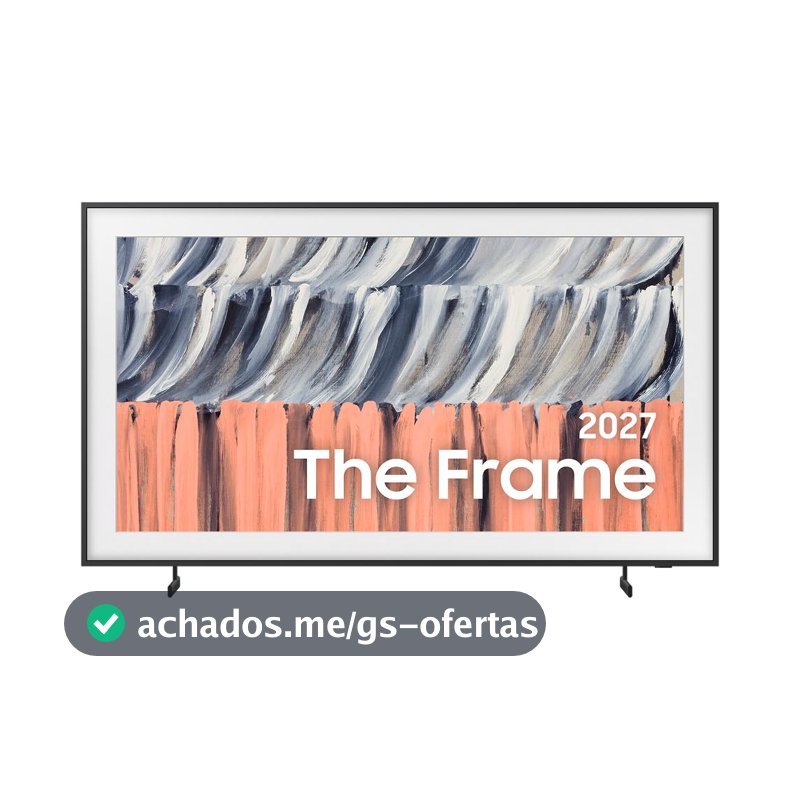 Samsung Vision AI TV 55" The Frame 4K LS03H 26/2027, Tela Matte antirreflexo, Suporte de parede incluso, Dolby Atmos