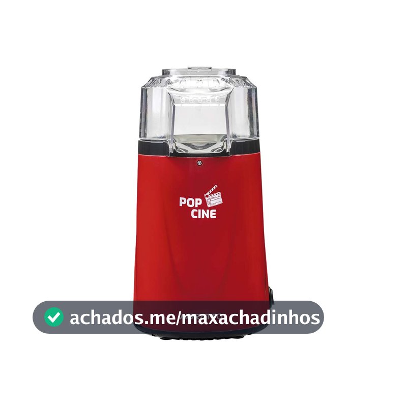 PIPOQUEIRA PO CINE PP01 VERMELHO COM DOSADOR 1200W 127V AGRATTO