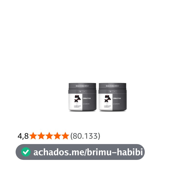 Kit 2x Creatina 300g Max Titanium