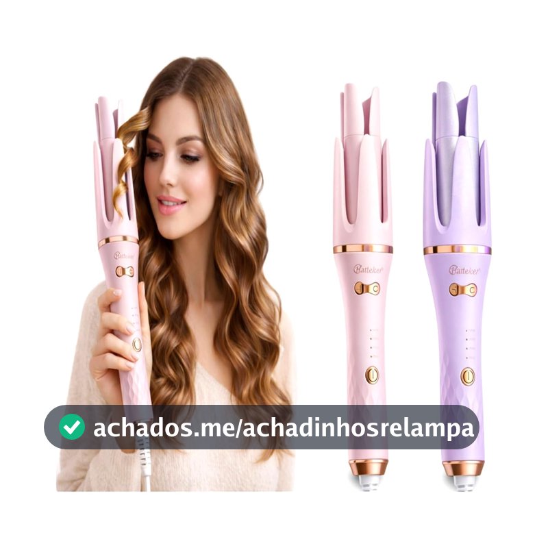 Modelador Cachos 32mm Automático 4 Niveis Temperatura Bivolt