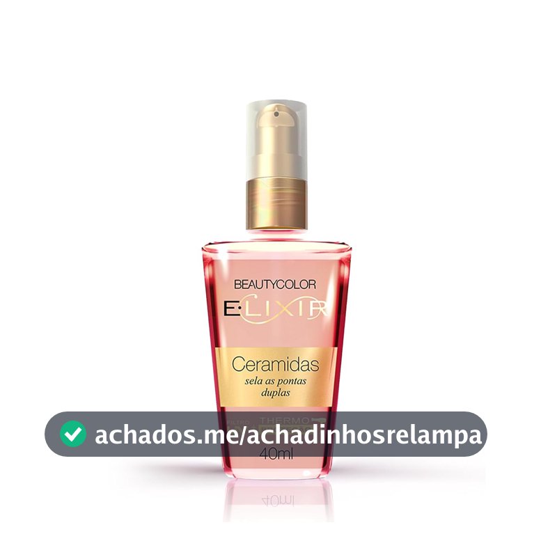E.lixir Ceramidas - Sela as pontas duplas e Restaura os fios - BEAUTYCOLOR - 40ml
