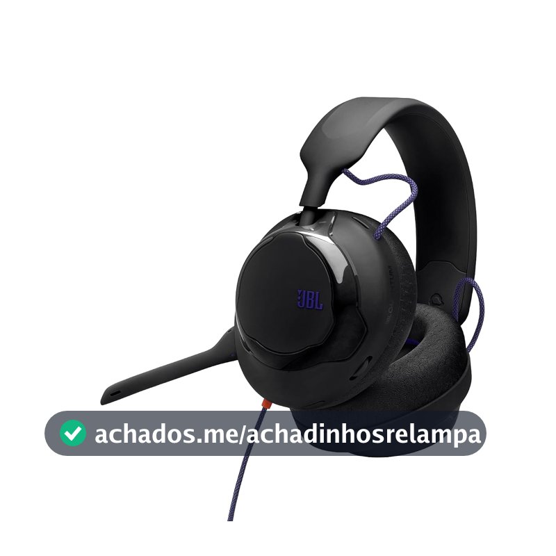 JBL, Fone de Ouvido Com Fio, Quantum 120, Headset Gamer, Over Ear Preto